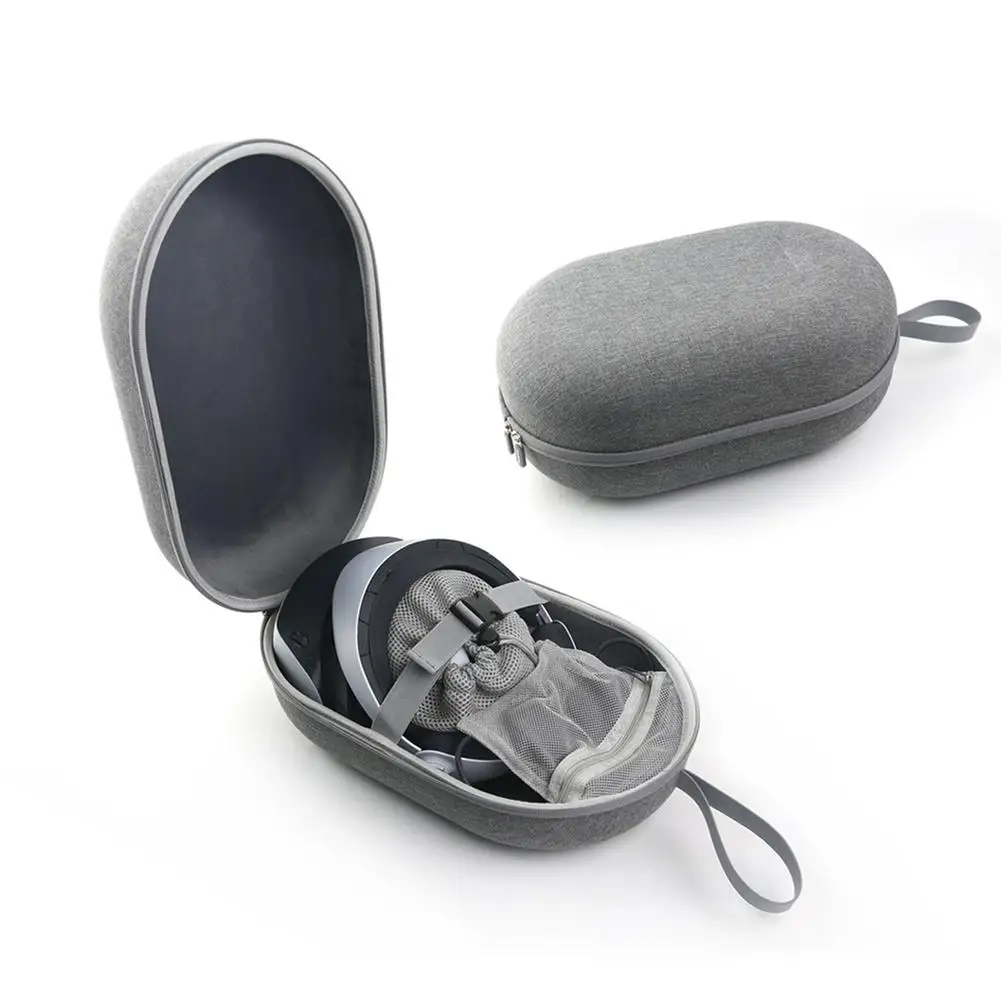 

Tp5-2521 Portable Suitcase Zipper Storage Bag Vr Helmet Handle Travel Carrying Case Compatible For Ps Vr2 Accessories