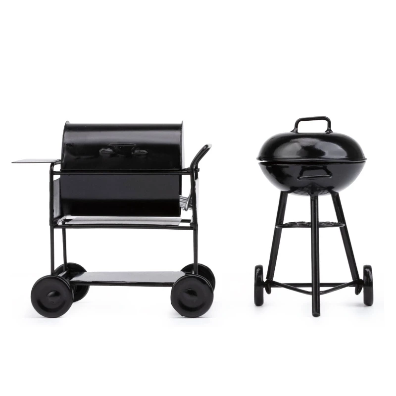 

Model Iron Barbecue BBQ Grill 1/12 Dollhouse Accs 1:10 RC Crawler Car Play Toy Decoration Accessories