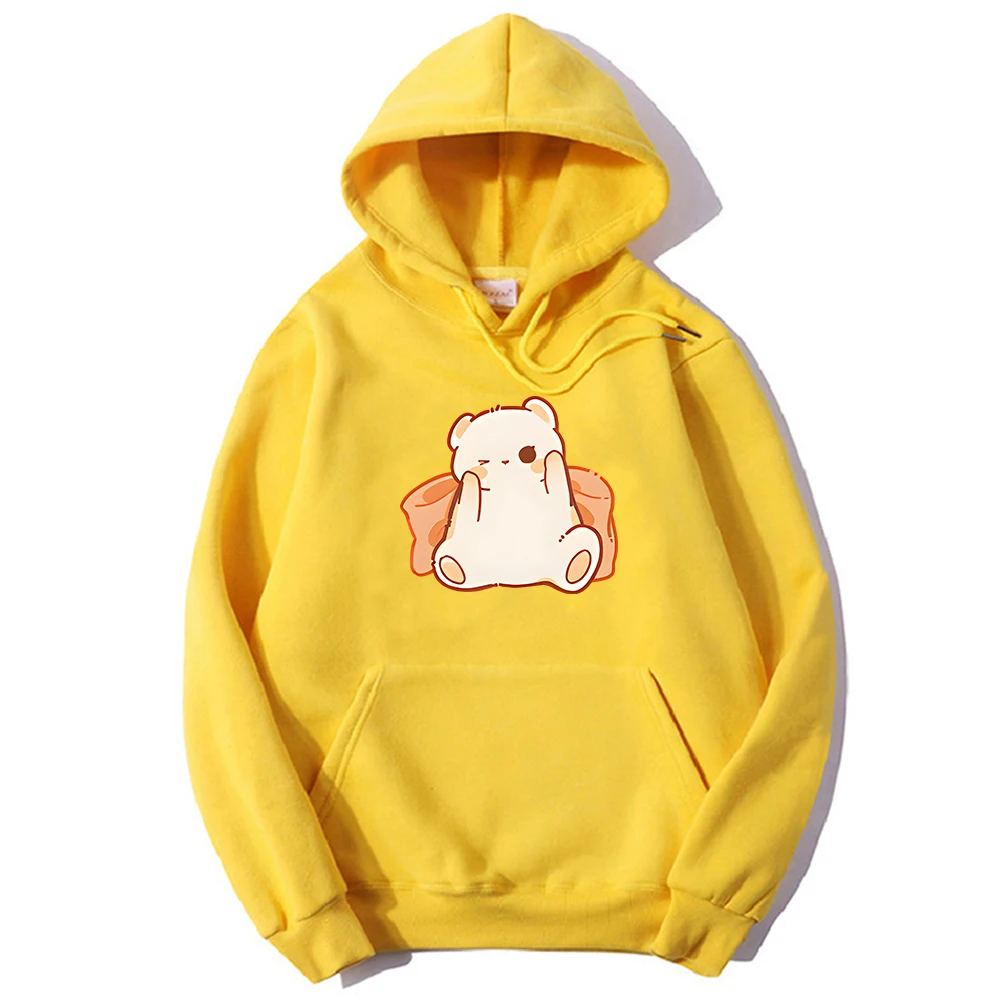 

Ferret It's Doing Wink Aesthetic Hoodie Girls Kawaii/Cute Anime Clothes Cartoon Sweatshirt Lovely Animal Sense of Design Fashion