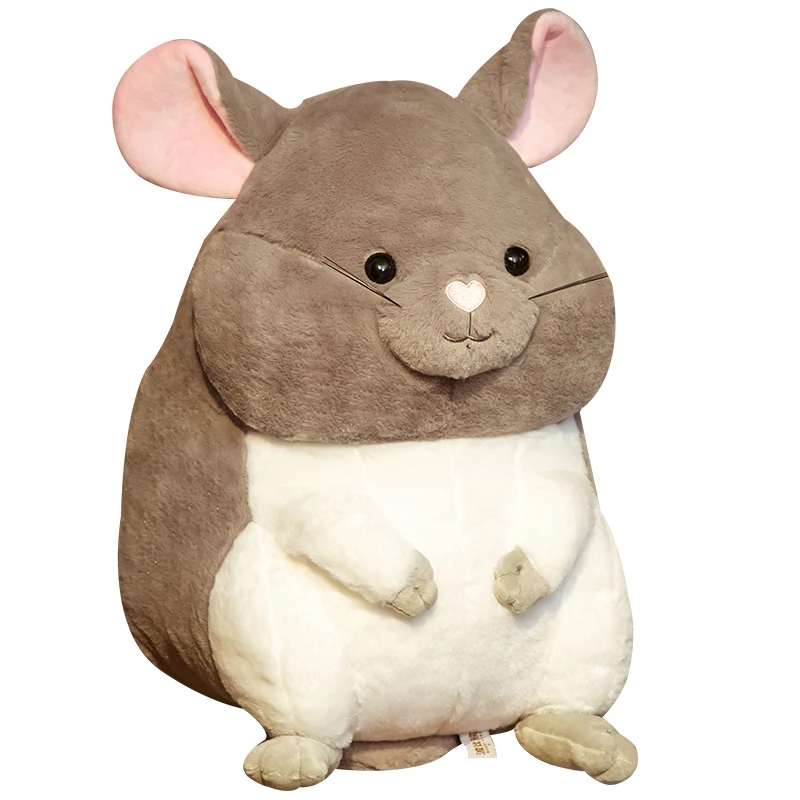 

Hamster Pillow Cute Plushy Chinchillas Plush Doll Soft Toy Stuffed Animals Mascot for Kids Christmas Toys Cute Pillows Plush Toy