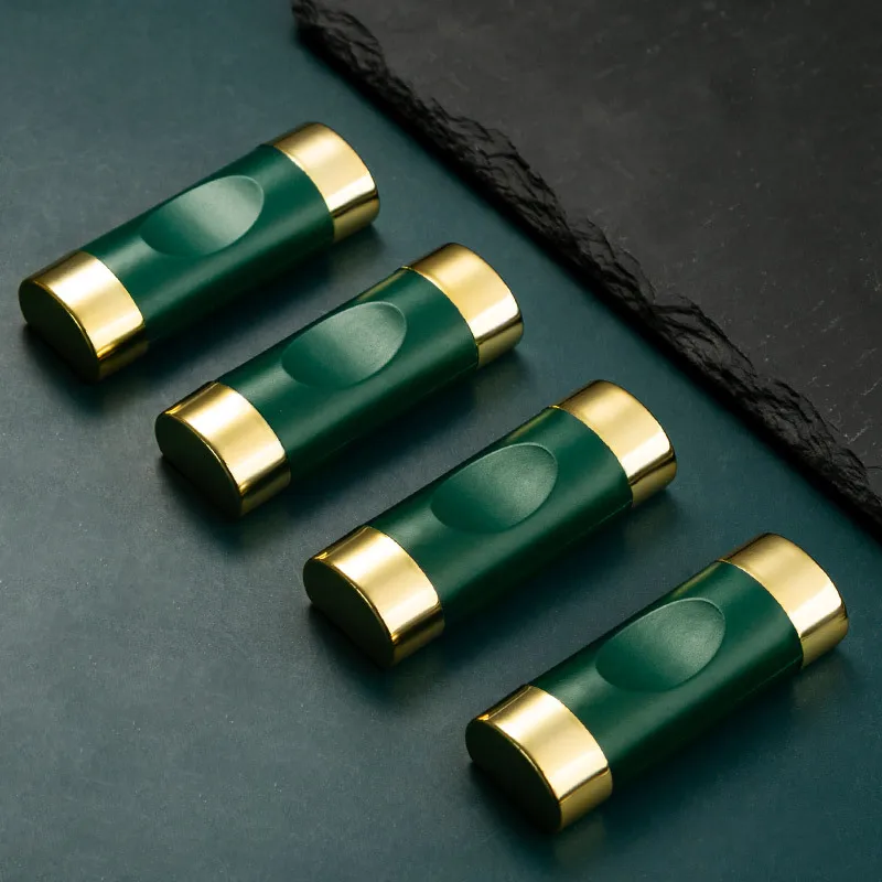 2pcs dark green gold alloy chopstick holder pincushion knife fork spoon stand racktableware rest stand cute kitchen gadget sets free global shipping