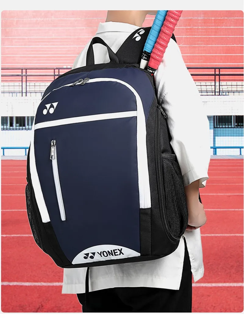 YONEX 2-4pcs Racquet Badminton Backpack With Shoes Compartment Waterproof Tennis Racket Shoulder Bag Women Men Match Training