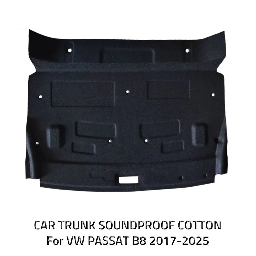 

Изоляция багажника автомобиля, хлопок, звукоизоляционный ковер, липкая накладка, Стайлинг автомобиля для VW PASSAT B8 2017-2023