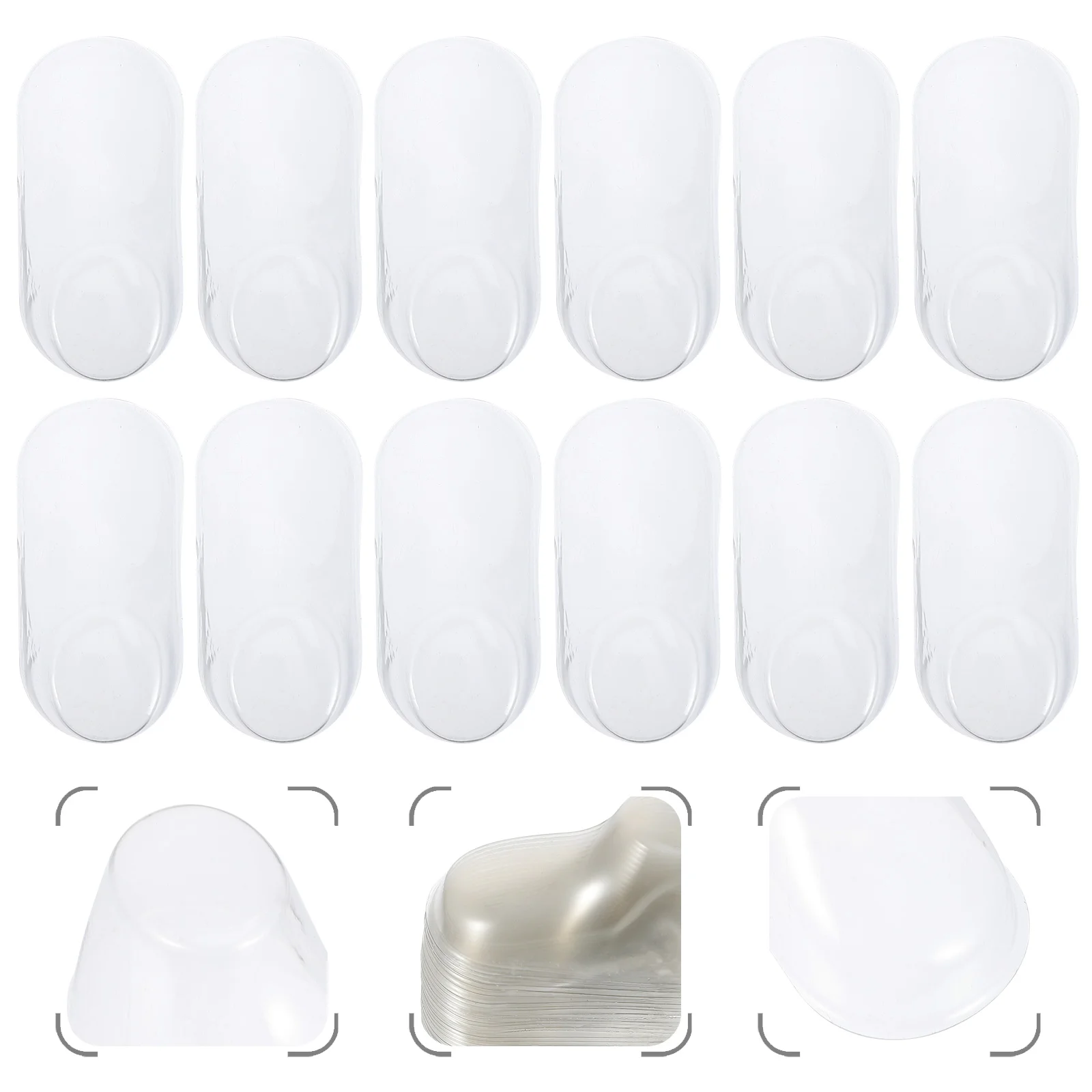 40 шт. манекен для носков прозрачная обувь дерево подставка обуви малышей носилки