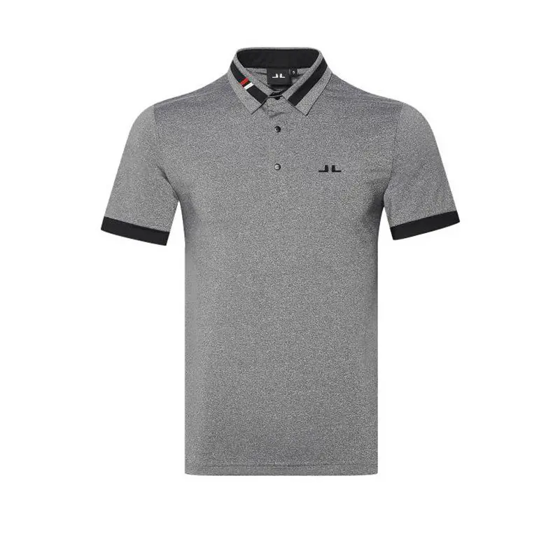 Golf Shirts Men's Short-sleeved T-shirt Sports Quick-drying Breathable Polo Shirt Casual Loose Jersey Golf Lapel Ball Clothes