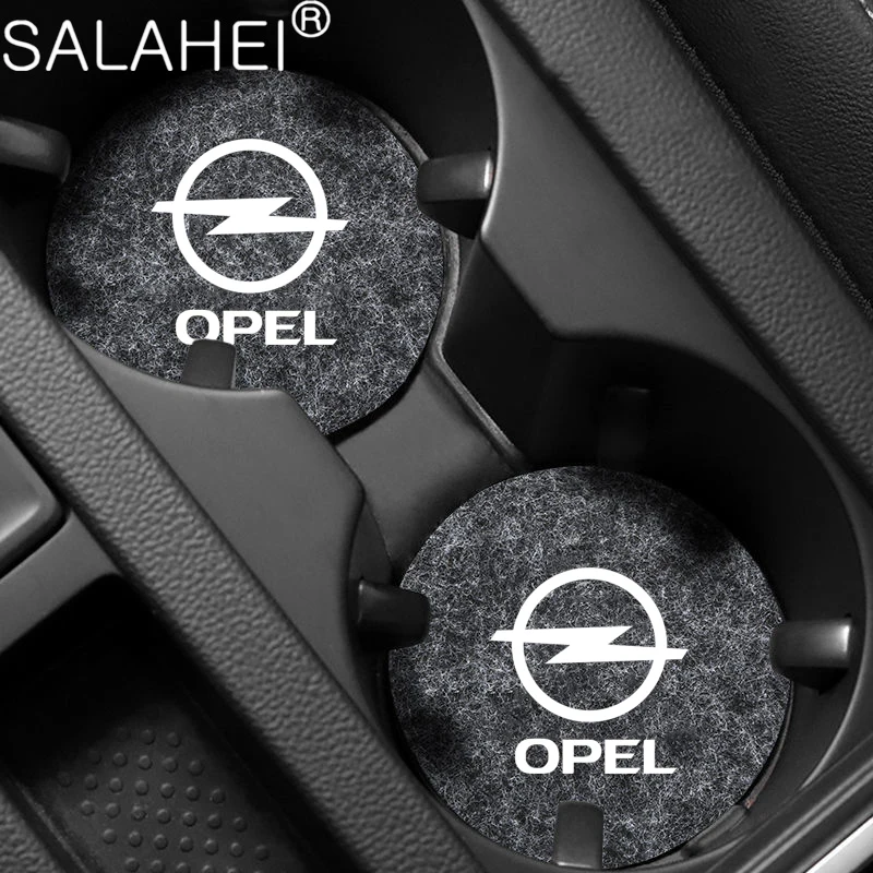 

Car Cup Holder Mat Leather Water Bottle Antiskid Pads For Opel Corsa Astra Insignia Vectra Zafira Meriva Mokka Grandland Vivaro
