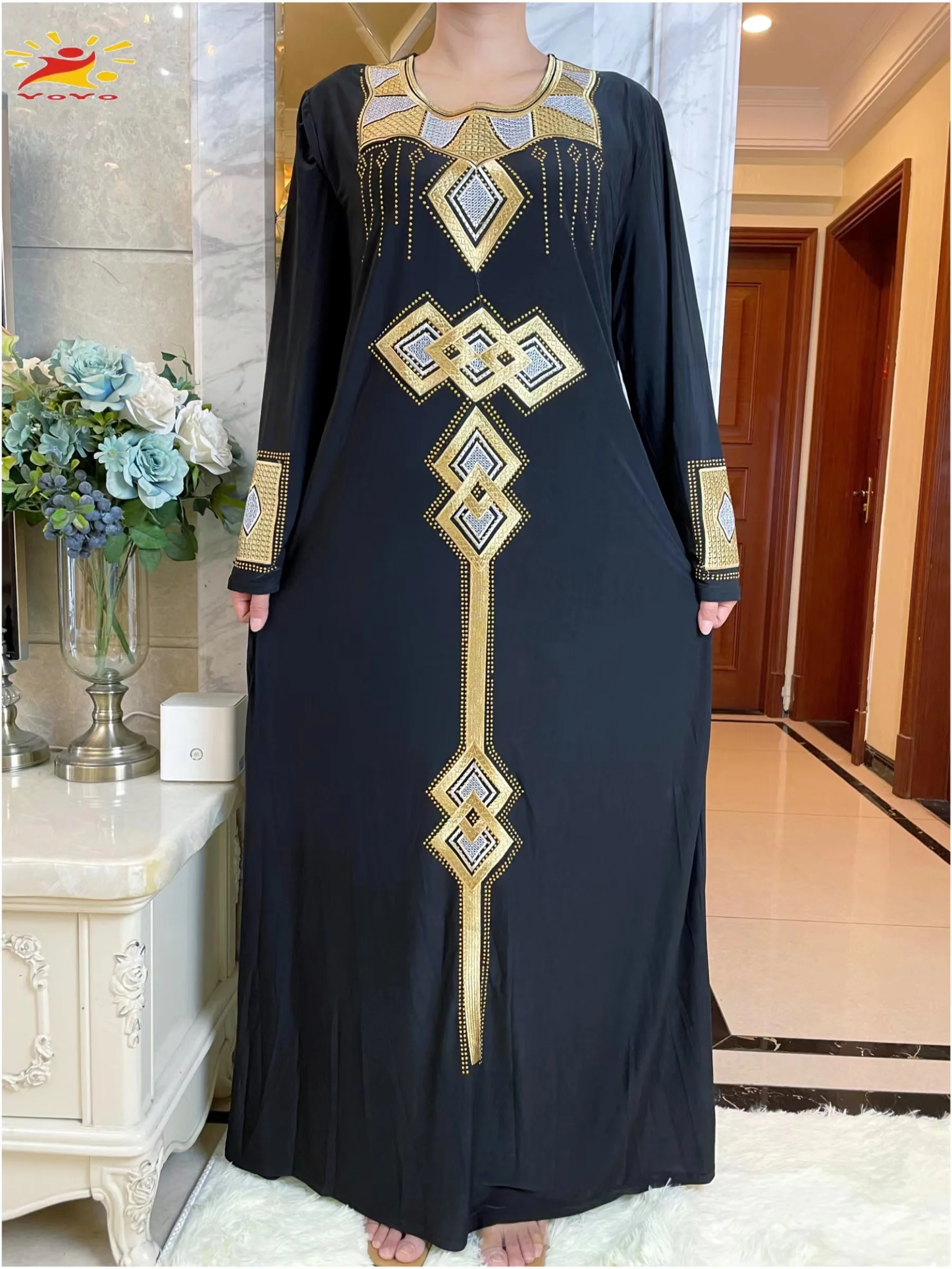 Новинка 2022, женское платье с бриллиантами, африканская эластичная женская одежда