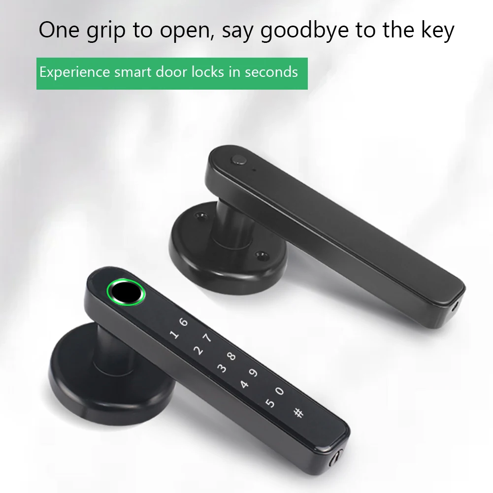 

Bluetooth-compatible Fingerprint Door Lock with 2 Keys Electronic Door Lock Keyless Entry Electronic Door Knobs Lock for Bedroom