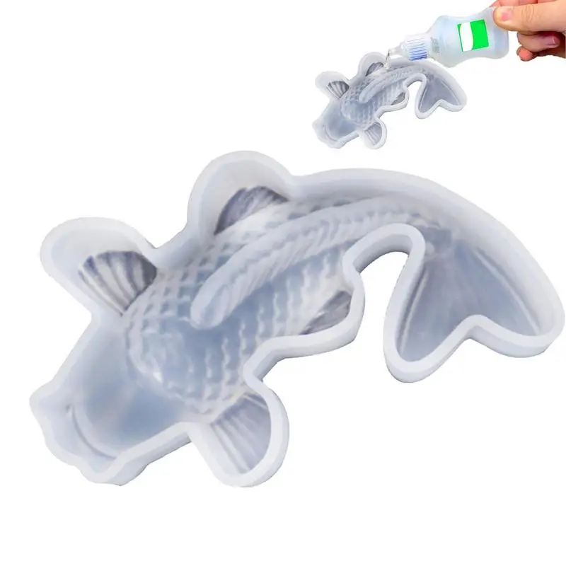 

Silicone Mold 3D Crystal Fish Handmade Mold DIY Tools For Jewelry Cake Chocolate Candy Making