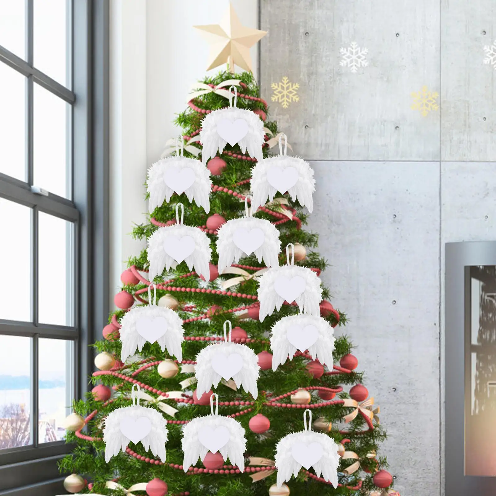 

12 шт., подвеска в виде ангела