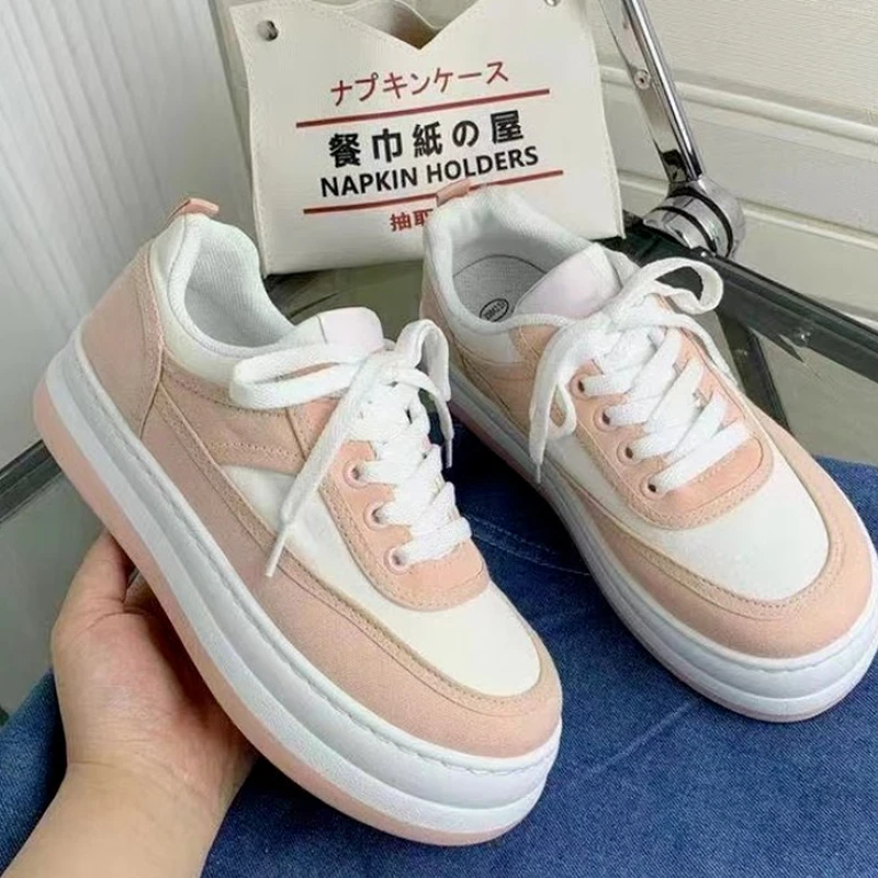 

Женские кроссовки на плоской подошве, черные повседневные кроссовки на платформе, Вулканизированная подошва, для тенниса, весна-осень 2022