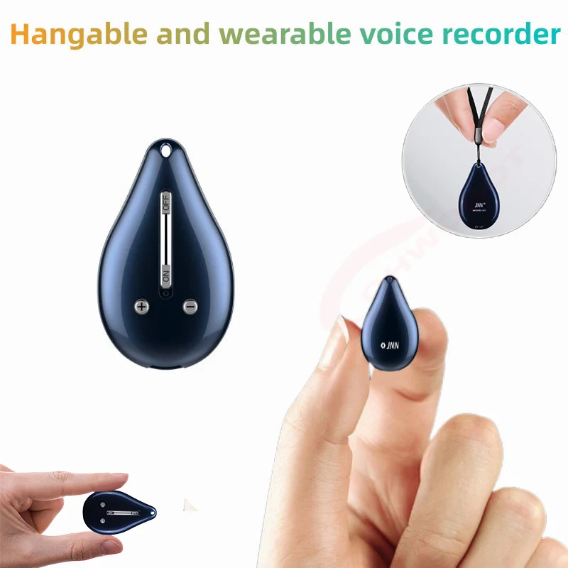 

Mini Pendant Sound Recorder Small Digital Voice Activated Recording Espion Professional Listening Device Portable HD MP3 Player
