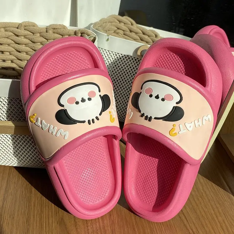 

Тапки женские на платформе, милые домашние тапочки на нескользящей подошве, для ванной, летняя верхняя одежда