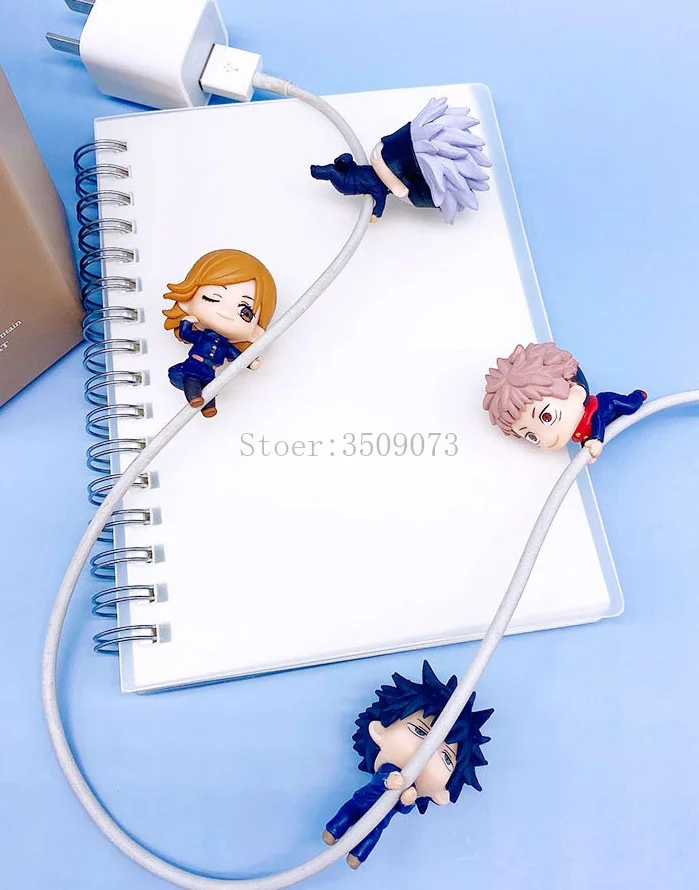 

4 шт./компл. фигурка аниме джудцу кайзен итадори Юдзи фусигуро Мегуми фигурка годжо Сатору кугисаки нобара фигурка модель игрушки