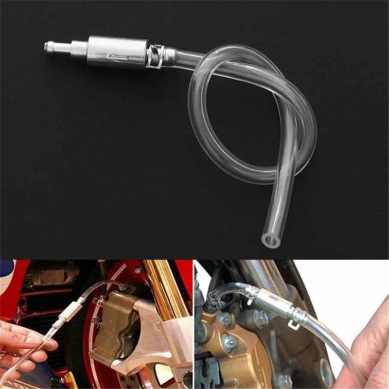 

1PC Motorcycle Car Clutch Hydraulic Brake Bleeder Hose Oil Pump Oil Bleeding Replacement Adapter Hose Kit Motorbike Repair Tool
