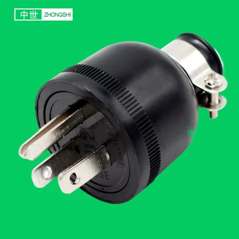 Американская проводка NEMA 15P, мини-адаптер, разъем 15A, 125 В, промышленная комбинированная вилка с треугольником и защитой от падения