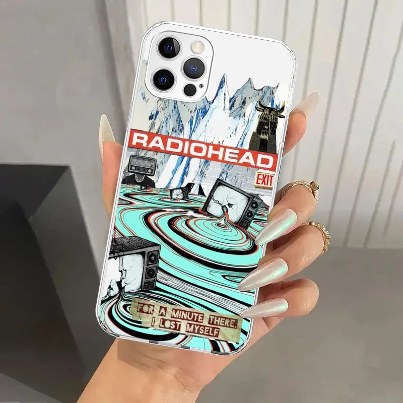 Фото Чехол Bnad R-Radiohead для iPhone 17 Air, 16, 15 Plus, 14, 13, 12, 11 Pro Max, 17E, 16E, 7, 8, SE 2020, мягкий чехол-накладка с принтом 17 Air №4