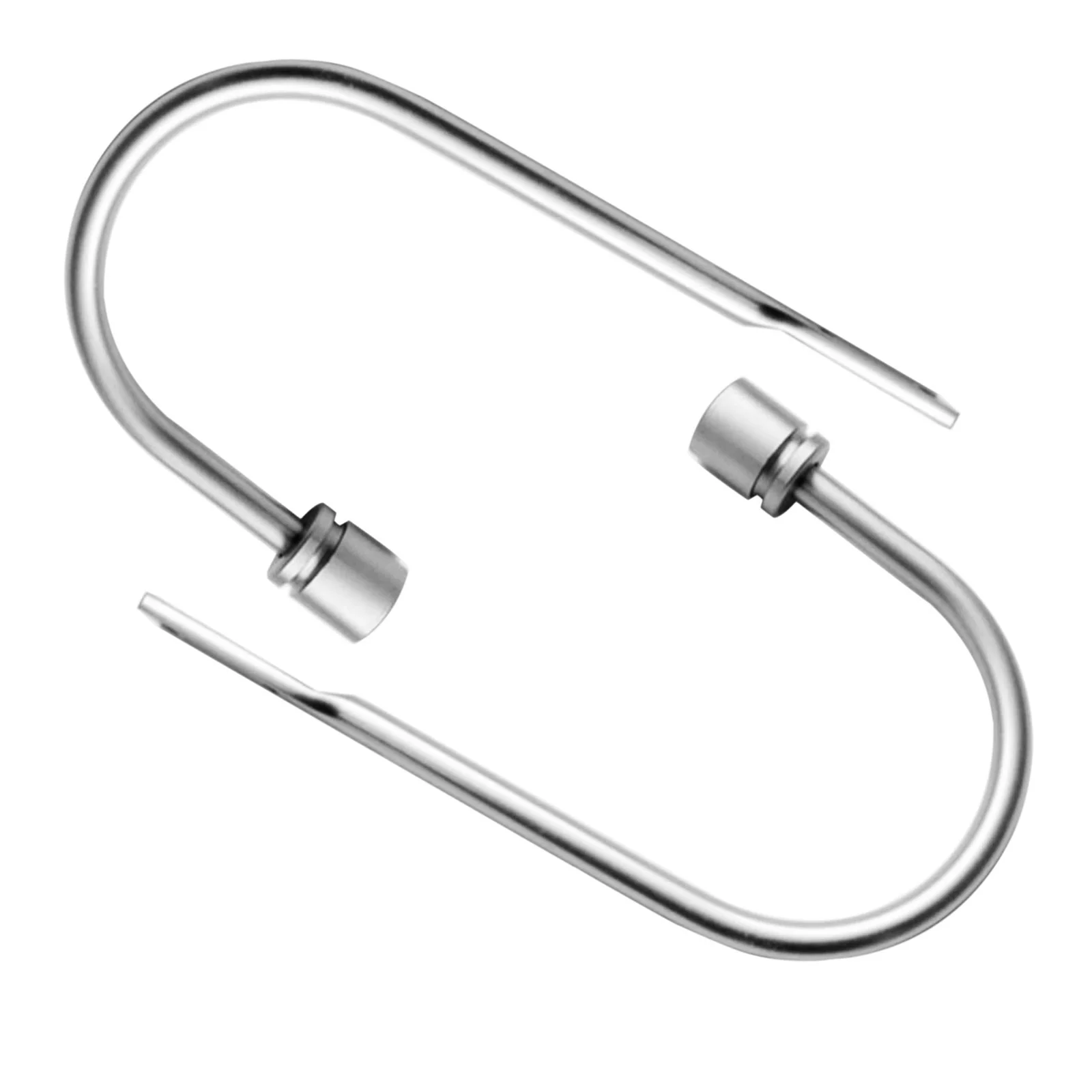 Держатели для штор U-образные металлические 2 шт. бронзовый/золотистый/серебристый/красный/черный/белый