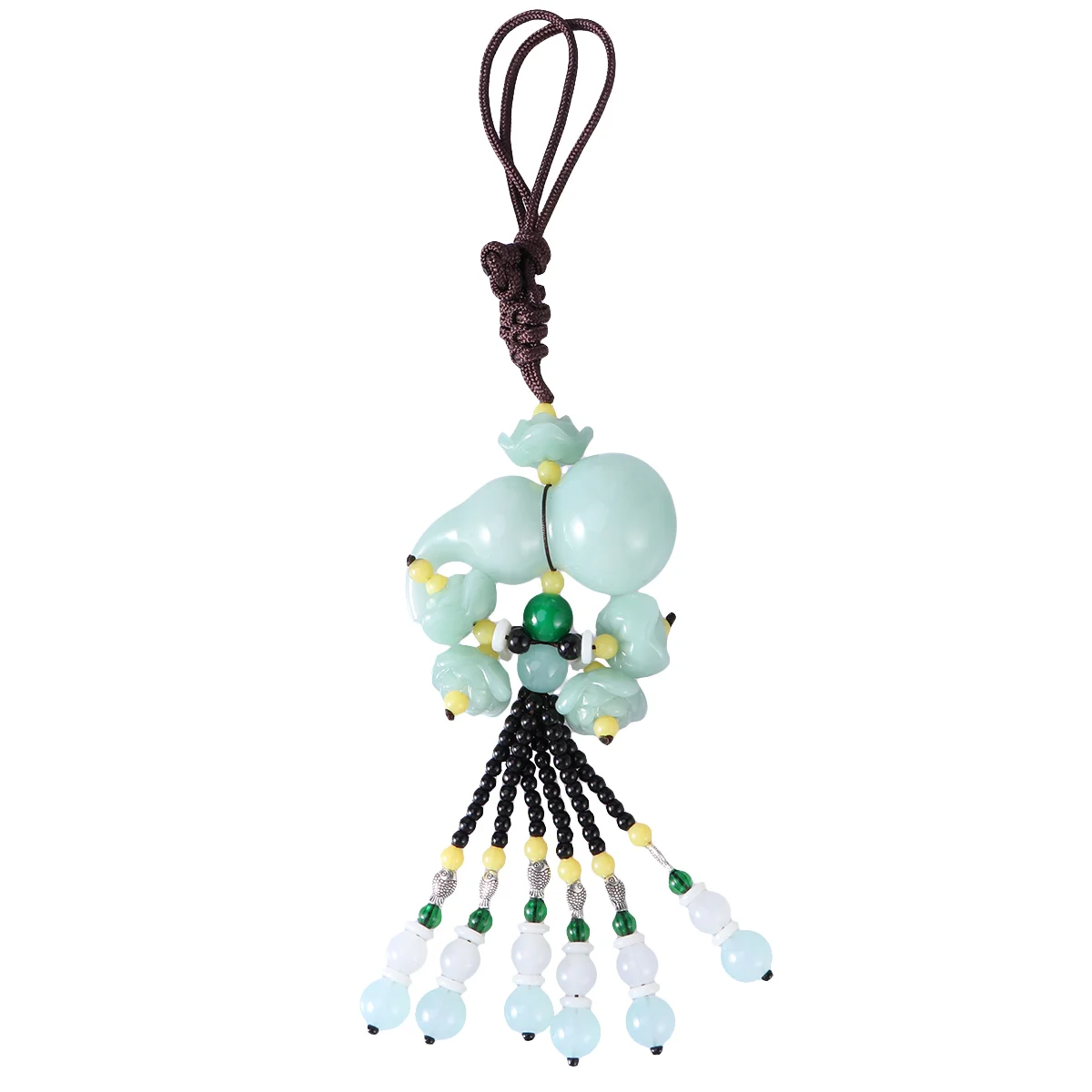 

Gourd Car Hanging Pendant Ornament Interior Accessories Gift Car Styling (Light Green)