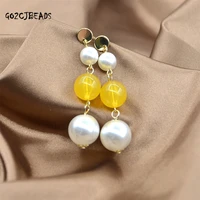 fashion pearl drop earrings long tassel earrings for women delicate pearl pendant earrings girl party birthday wedding gift