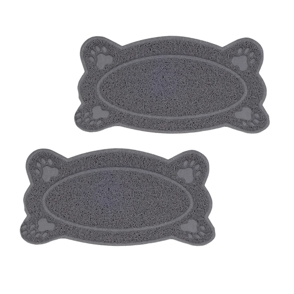 

2 Pcs Pet Supplies Litter Catcher Pads Cat Trapper Mat Reusable Dog Pet Pad Cat Mat Cat Litter Box Mat