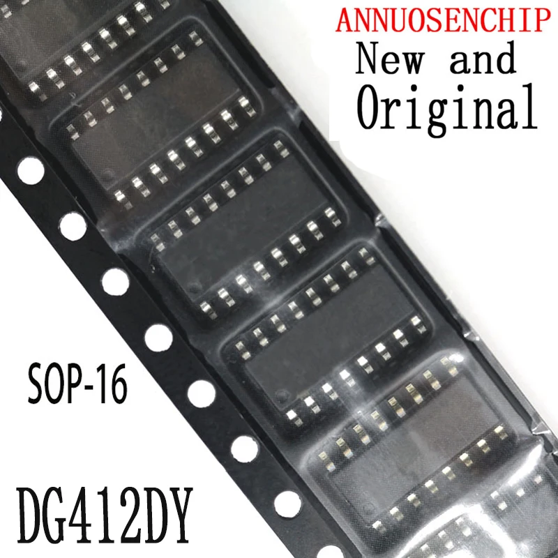 Новые и оригинальные SOP16 DG412 DG412DYZ SOP-16 DG412DY, 5 шт.