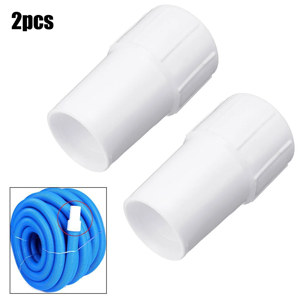 2 X Swimming Pool Hose Connector Pool Hose End Cuff Left Hand 38mm For Pool Vacuum Hose 38mm Threaded Suction Pipe
