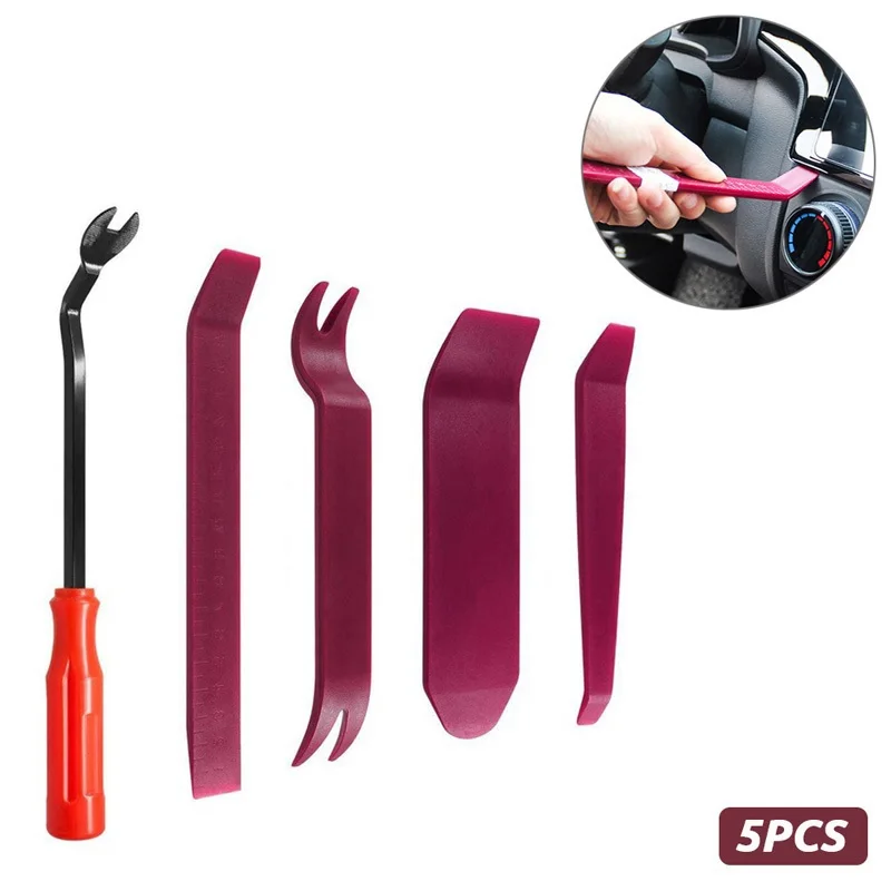 

Auto Door Clip Panel Trim Removal Tools Kits Car Audio Disassembly Tools Plastic Auto Dismantle Tool Conversion Repairing Tool