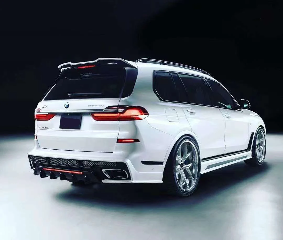 Фото Материал PP для b mw X7 G07 Обновленный комплект кузова в Wald Style, передняя губа, задняя губа, боковая юбка, задний спойлер №4