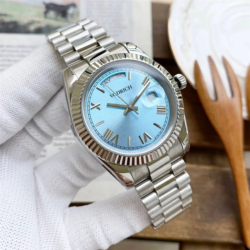 

Men's Woman's Watch 904L Stainless Steel Waterproof Automatic Mechanical Day Date Watches Sapphire Glass 36mm 41mm Relojes
