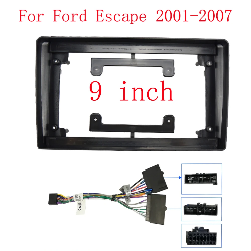 

HAOCHEN автомобильные аксессуары Рамка адаптер для Android аксессуары для панели комплект для Ford Escape 2001-2007