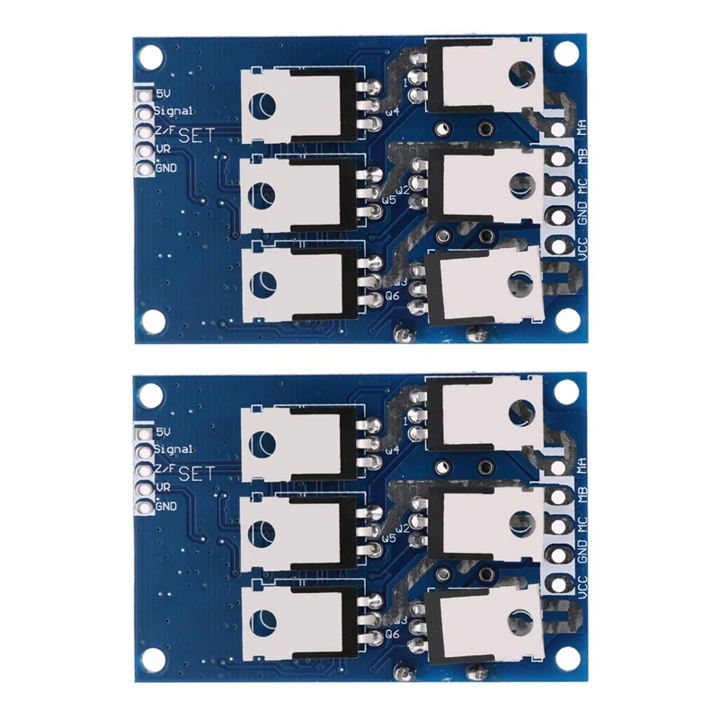 

New 2X DC 12V-36V 500W Brushless Motor Controller Without Hall PWM Control Balanced Car Driver Board Durable Use