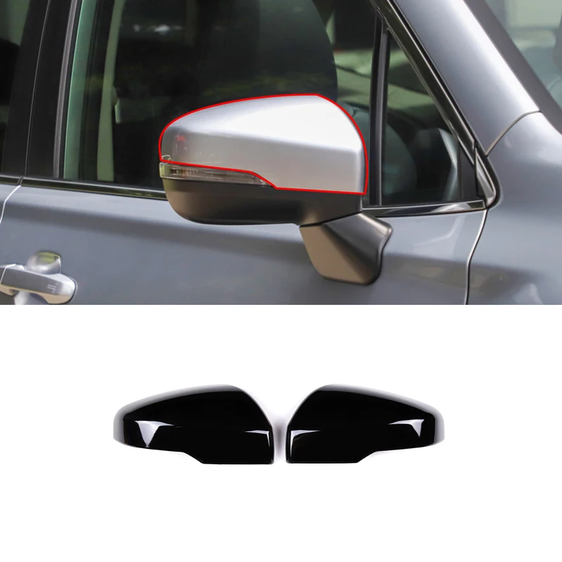 

For Subaru Forester Outback Legacy XV 2022 ABS Carbon Fiber Side Door Rearview Mirror Cover Trims Auto Car Styling Accessories