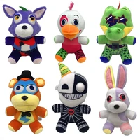 20cm new fnaf plush toys cute animal foxy bonnie bear chica clown soft stuffed plushie toys for kids dolls birthday gifts