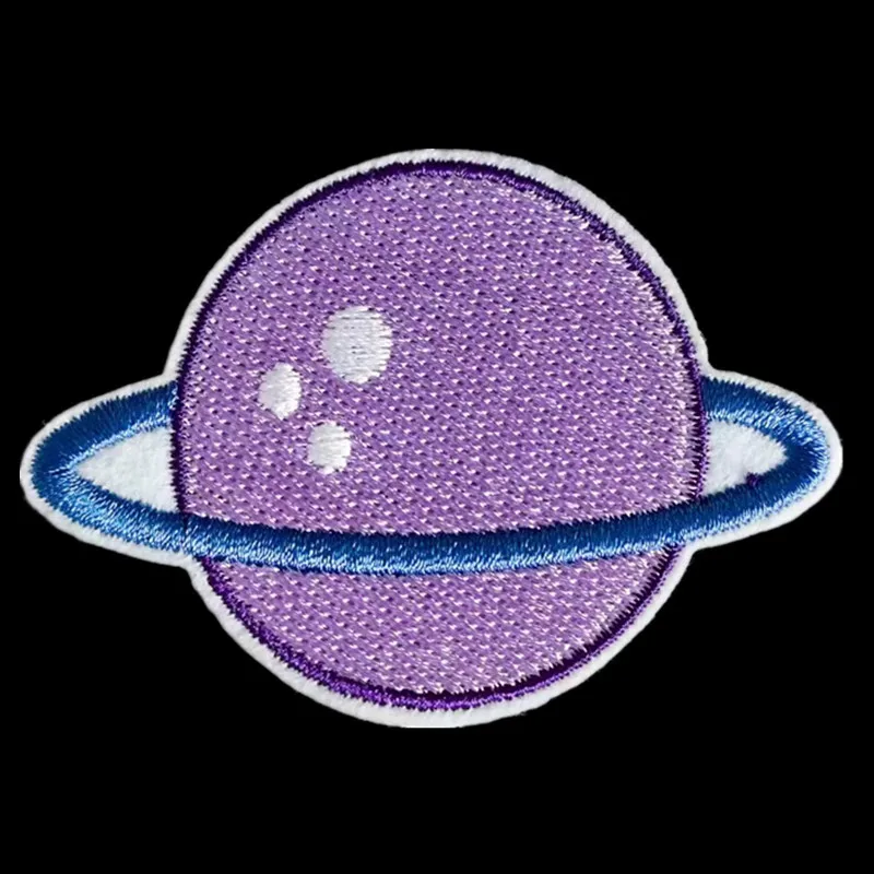 

Embroidery Cartoon Patch Planet Iron on Patch for clothing accessories Animal Style Pattern Logo Strange things Diy Gifts