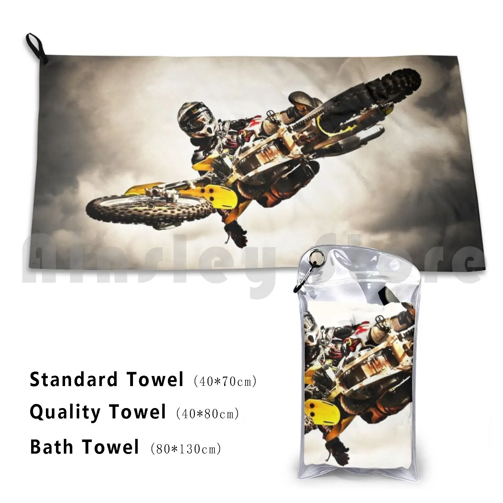 Bath Towel Dirtbike Mx Sx Supercross Motocross Motocross Sup