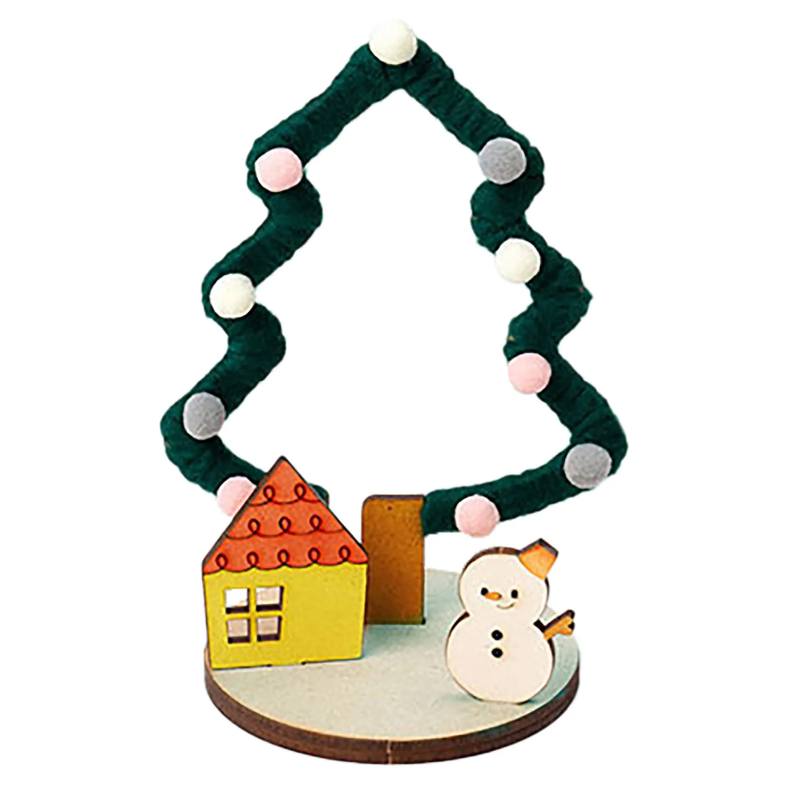 

Heroes Gift Kindergarten Tree Diy Package Making Christmas Handmade Wool Toy Children's Desktop Material Education