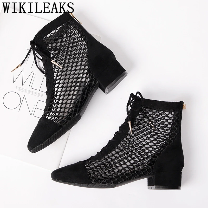 Sexy Gladiator Ladies Shoes Black Boots Women High Heel Ankle Boots For Women Pumps Women Shoes High Heels Botines Mujer 2022