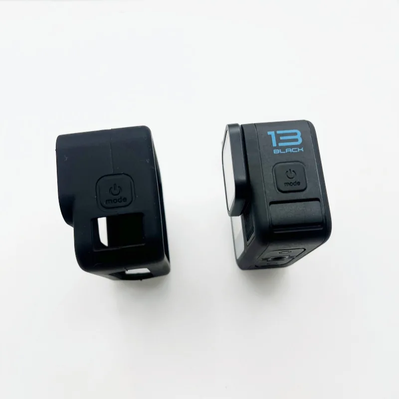 Фото Большая распродажа для Gopro 9 10 11 12 13, черный аксессуар, защитный чехол, мягкий резиновый силиконовый корпус для go pro Hero 11/12/13 №2