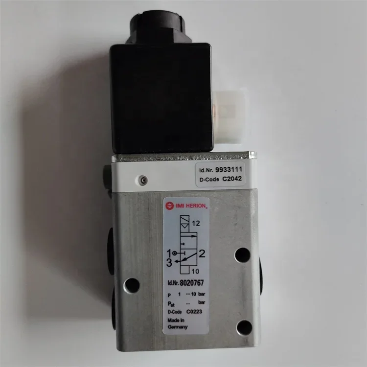 Встраиваемые непрямые электромагнитные катушечные клапаны 8020767 цилиндр herions norgren