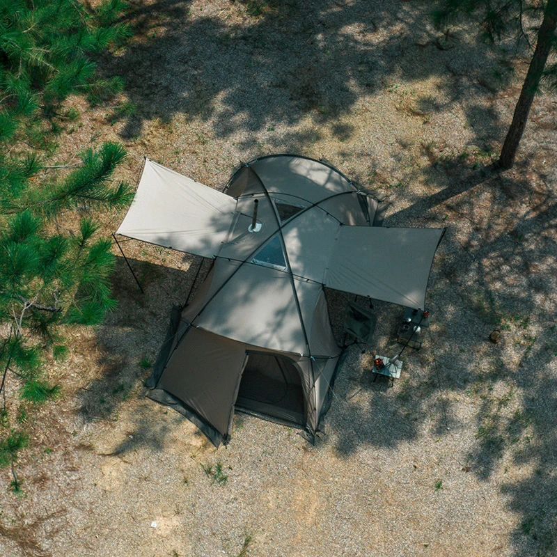 Naturehike Shandi 2 0 туннельная купольная палатка для семейного отдыха на 4 человека