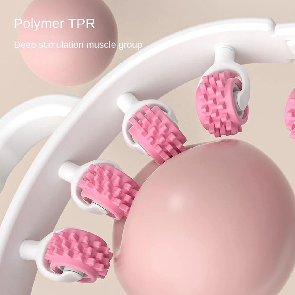 Многофункциональный 12-колесный массажный ролик с полным покрытием для рук талии