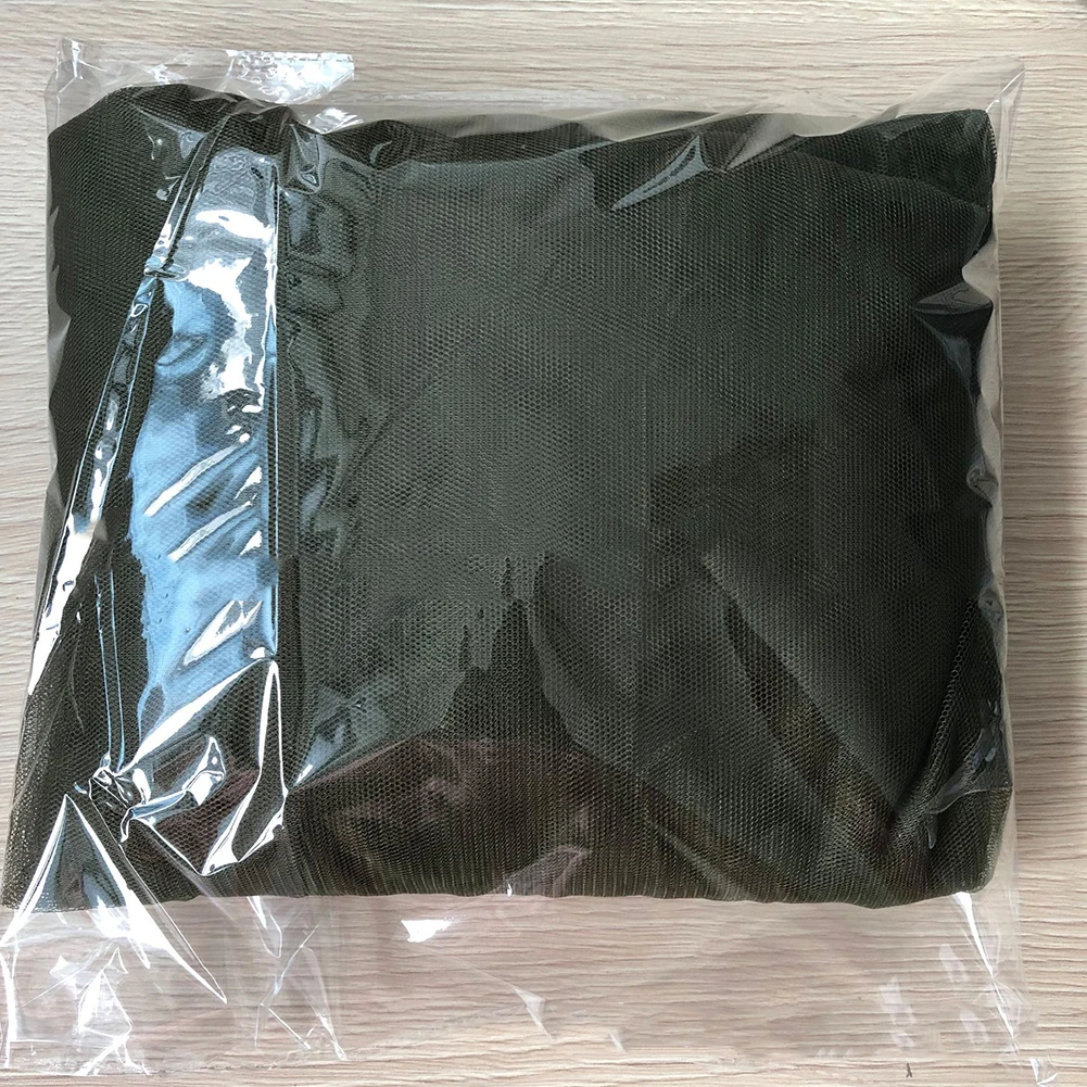 

Portable Outdoor Beach Camping Tent Mesh Mosquito Insect Bug Repellent Net Ultralight Light Breathable Army Green 230g