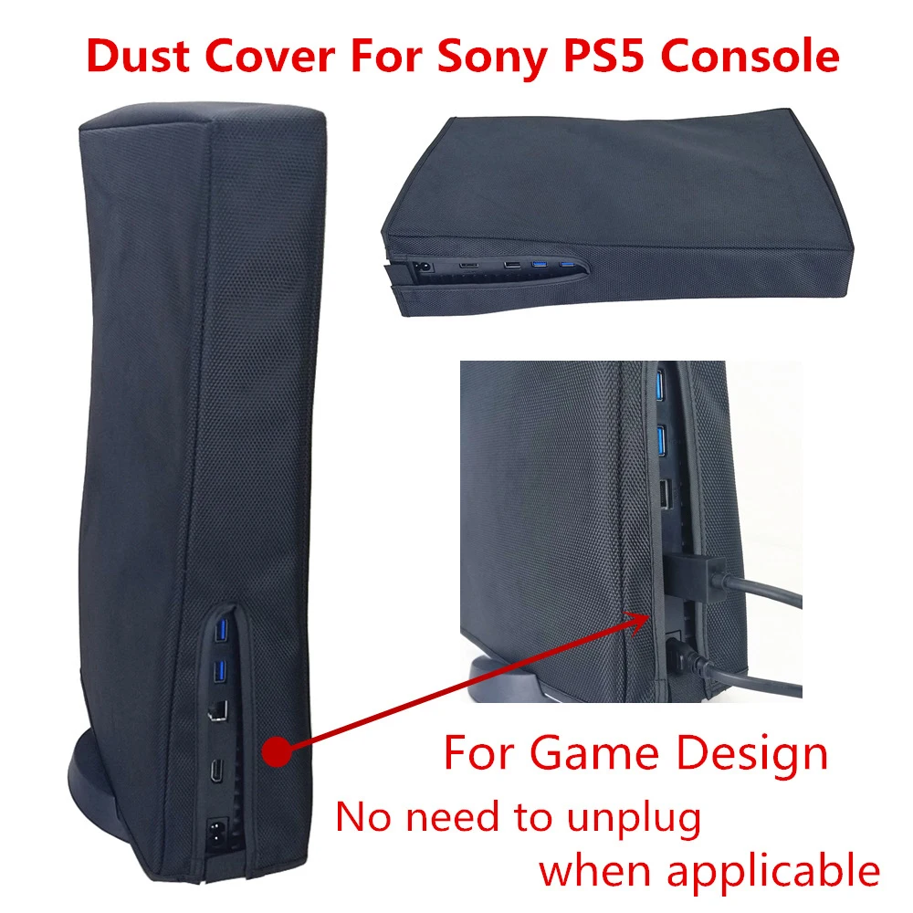 

Oxford Cloth Dust Proof Cover Removable Sleeve Universal Waterproof Guard Case For Ps5 Game Console 1680d Outer Casing Portable
