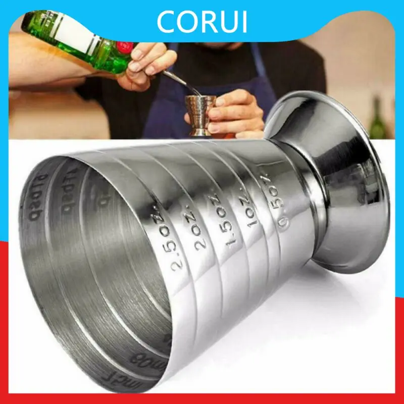 

Universal Graduated Measuring Ring Stainless Steel Ounce Cup Measuring Cup Cocktail Glass 304