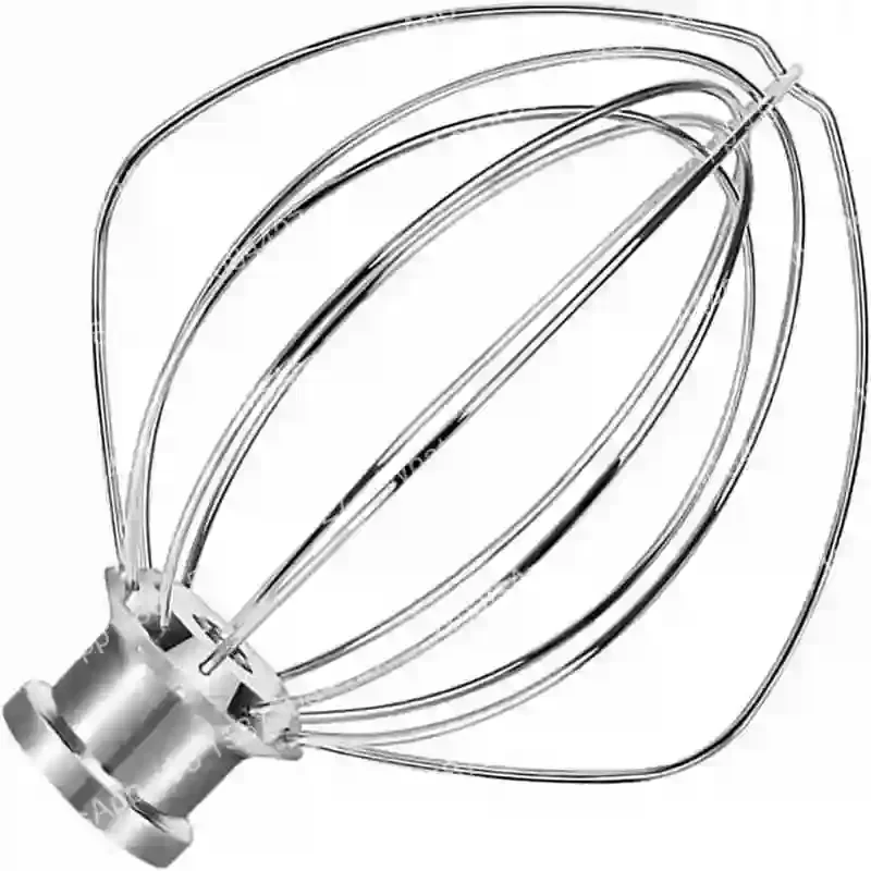 Фото Набор из 4 аксессуаров для миксера KitchenAid 6 кварт: венчик, крюк для теста и насадка-лопатка №1