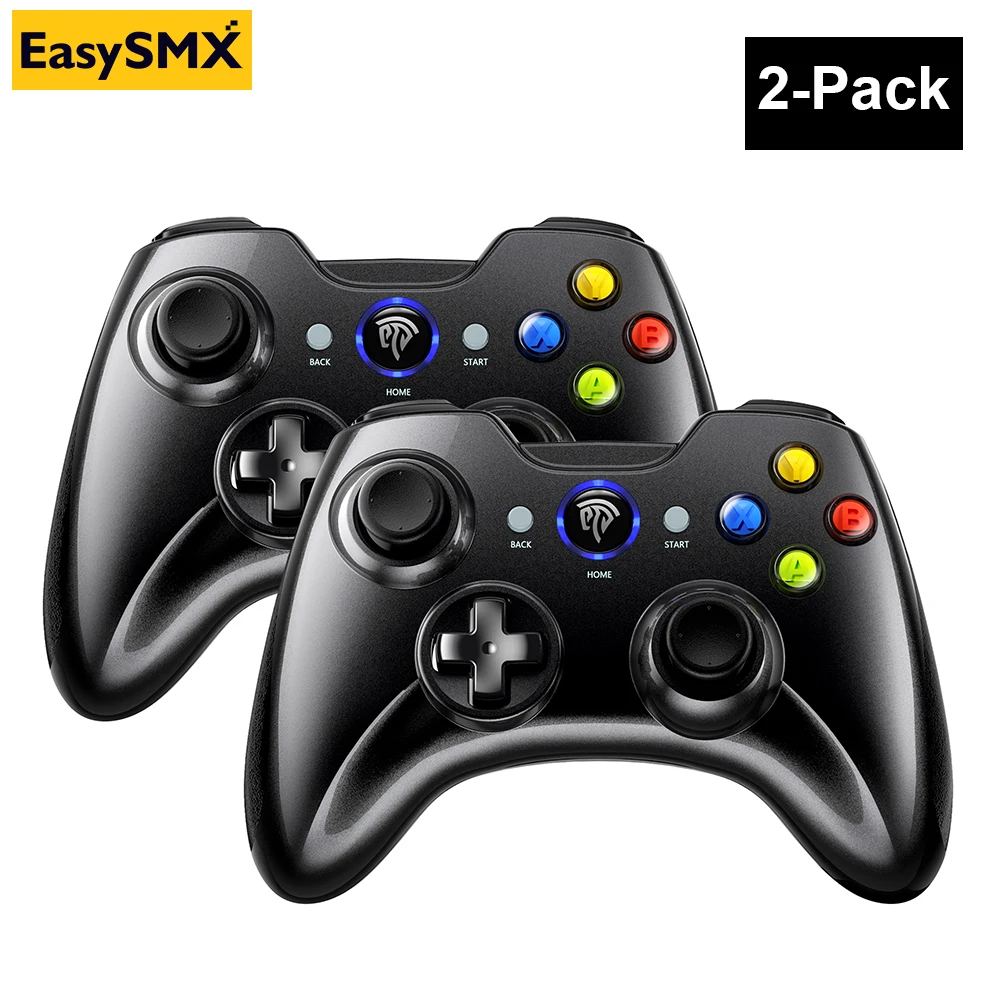 

Беспроводной игровой контроллер EasySMX для ПК, 2 шт., Джойстик Android, геймпад для ноутбука/Steam/TV Box/Phone/ Windows 11 10 7