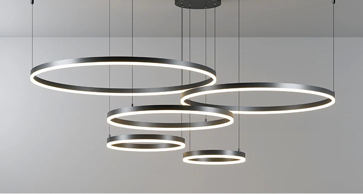 

Минималистичная LED люстра wushiyu