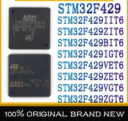 Новинка, STM32F429IIT6 stm32f429ab 6 STM32F429BIT6 STM32F429IGT6 STM32F429VET6 STM32F429ZET6 STM32F429VGT6 STM32F429ZGT6 MCU/MPU/SOC