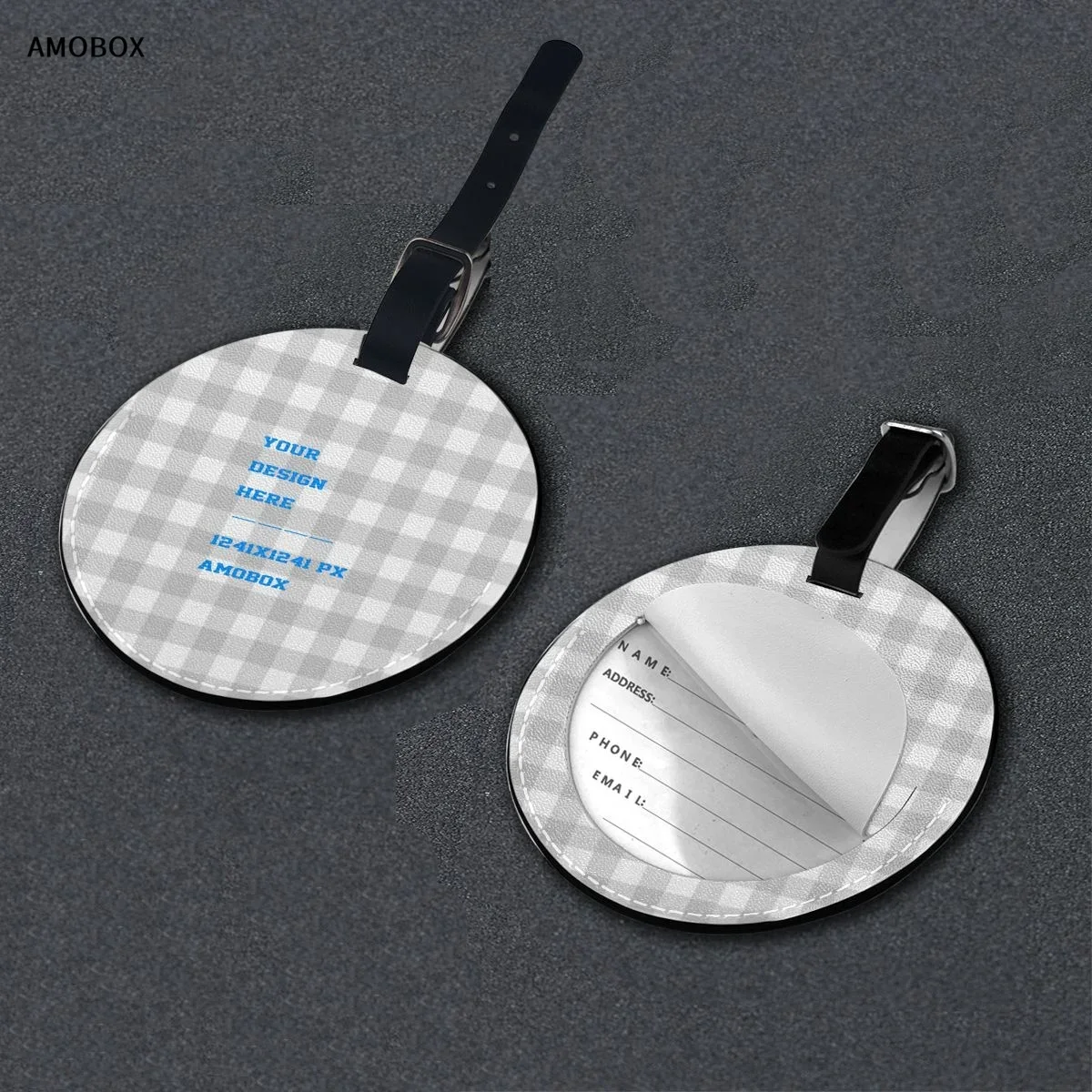 OBOX-Niestandardowe przywieszki bagażowe do skórzanych walizek bagażowych etykiety identyfikacyjnej imienia osłony prywatności torby podróżnej